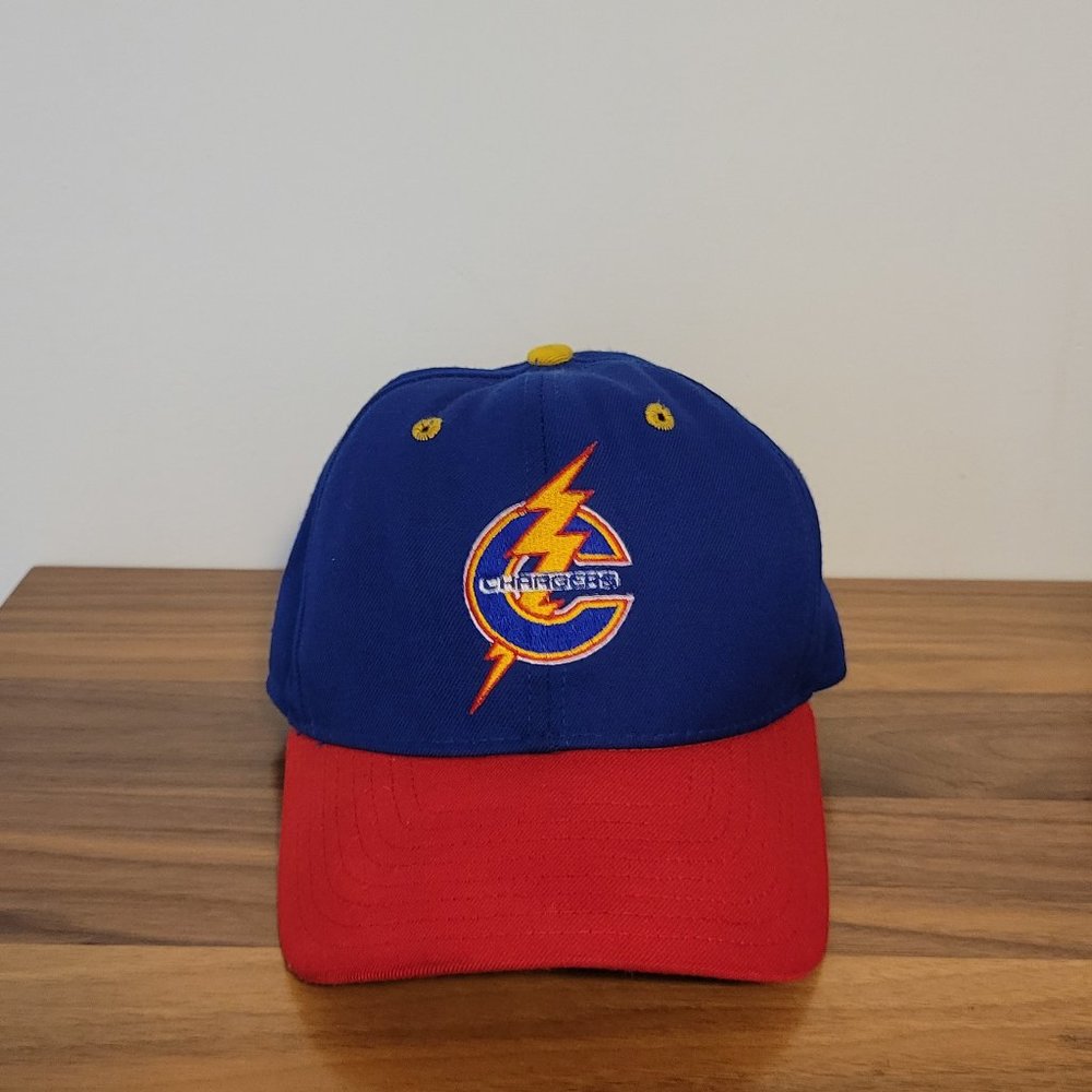 Vintage Chargers DeLONG RARE Snapback Hat